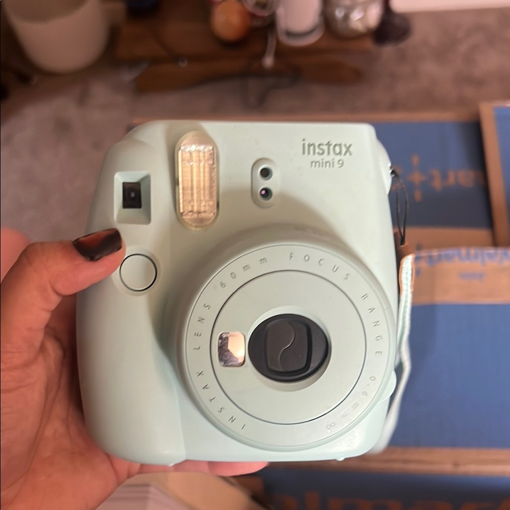 Fujifilm Green Simulated Camera with Instant Photo Printing